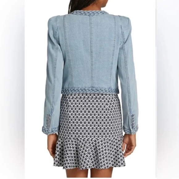 Veronica Beard Arrowe Jacket Glacier Blue 0 - Picture 4 of 14